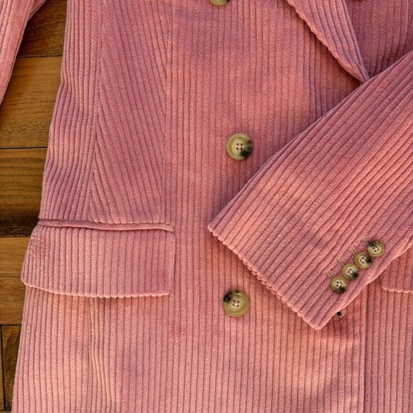 ARITZIA Wilfred Margaux Corduroy Blazer in Wild Pink - Picture 3 of 4